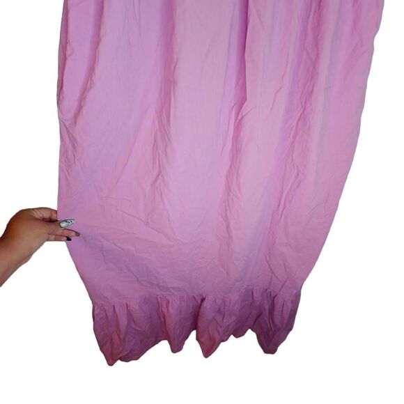 What Natural Vintage Pink Maxi Moo Moo Night Gown - Picture 6 of 8